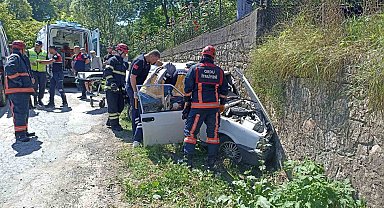Ordu'da trafik kazası: 1 ölü, 1 yaralı