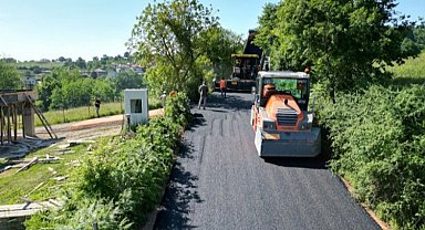 Orhaniye'den İzmit Belediyesi'ne asfalt yol teşekkürü