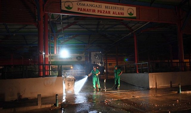 Osmangazi'de kurban kesim yerlerinde aralıksız temizlik