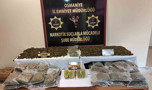 Osmaniye'de uyuşturucu operasyonları:26 gözaltı