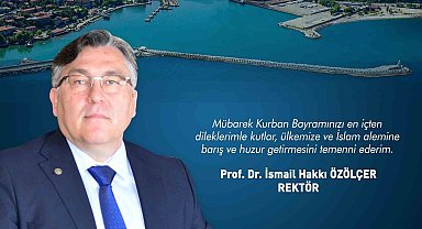 Rektör Özölçer'den Kurban Bayramı Mesajı