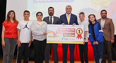 Sakarya'nın çevreci okulları ödüllendirildi