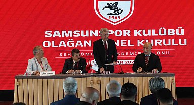 Samsunspor'da Yüksel Yıldırım, katılamadığı kongrede yeniden başkan seçildi