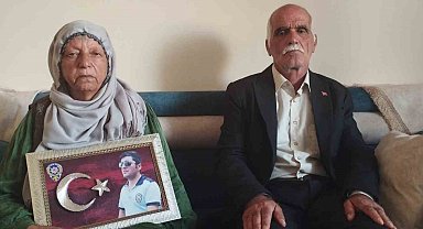Şehit babasının buruk Babalar Günü