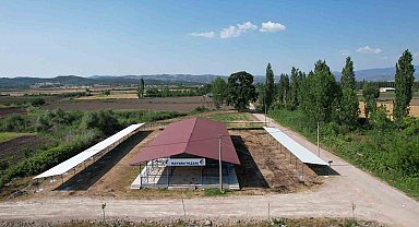 Sındırgı'da kurban pazarı panayır alanında
