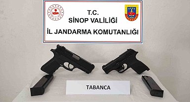 Sinop'ta silah kaçakçılığı operasyonu