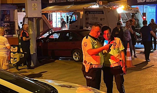 Sinop'ta trafik kazası: 1 yaralı