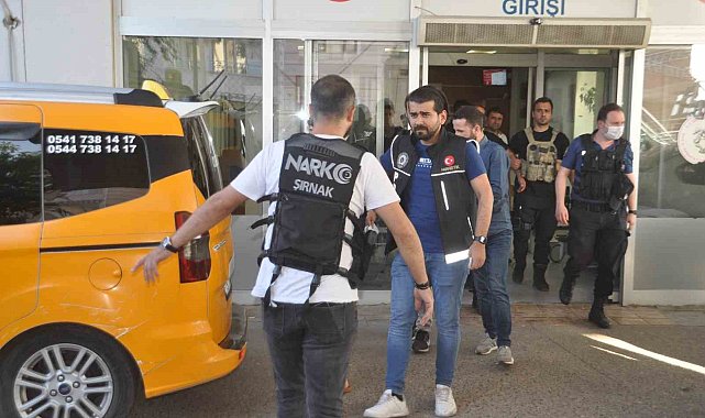 Şırnak merkezli 3 ilde uyuşturucu operasyonu: 65 gözaltı