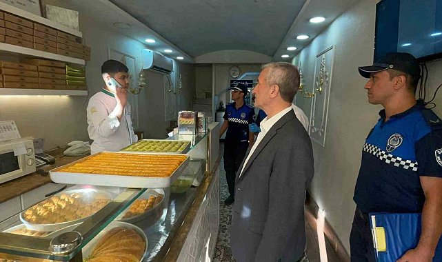 Tahmazoğlu Kurban Bayramı öncesi zabıta ekipleri ile denetim yaptı