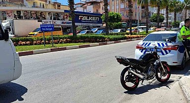 Takmadığı kask başına dert oldu, 19 bin 438 TL ceza yedi