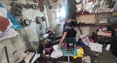 Tarihi Bıçakçılar Arastasında Kurban Bayramı yoğunluğu