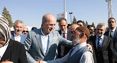 TBMM Başkanı Kurtulmuş'tan konteyner kent ziyareti