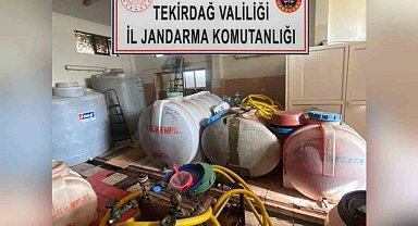 Tekirdağ'da 371 ton kaçak içki ele geçirildi
