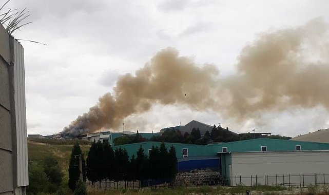 Tekirdağ'da tekstil fabrikasında yangın