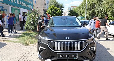 TOGG Viranşehir yollarında