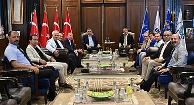 TÜRFAD Bursa'dan Başkan Alinur Aktaş'a ziyaret