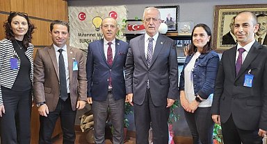 TÜSÇAD yönetiminden M. Müfit Aydın'a ziyaret