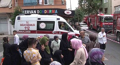 Ümraniye'de korkutan yangın: 1 kişi yaralandı