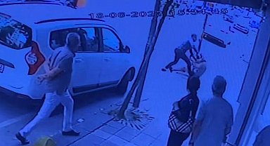 Ünlü oyuncu Özgür Özberk'e maganda şiddeti kamerada