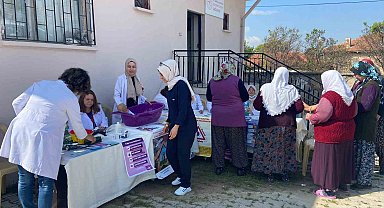 Uşak'ın köylerinde halk sağlığı günleri devam ediyor