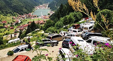 Uzungöl'de Kurban Bayramı tatili yoğunluğu