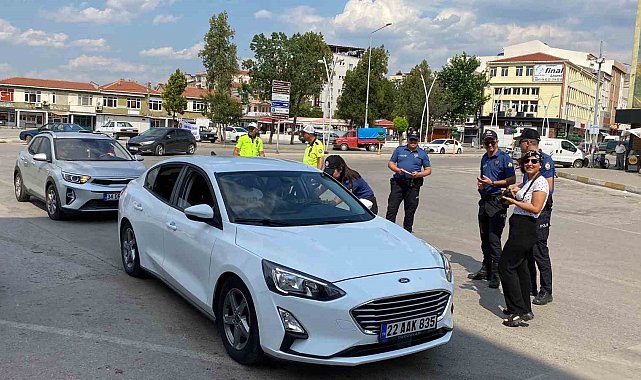 Uzunköprü emniyetinden şeker tadında uygulama