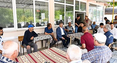 Vali Ergün'ün köylülerle bir araya geldi