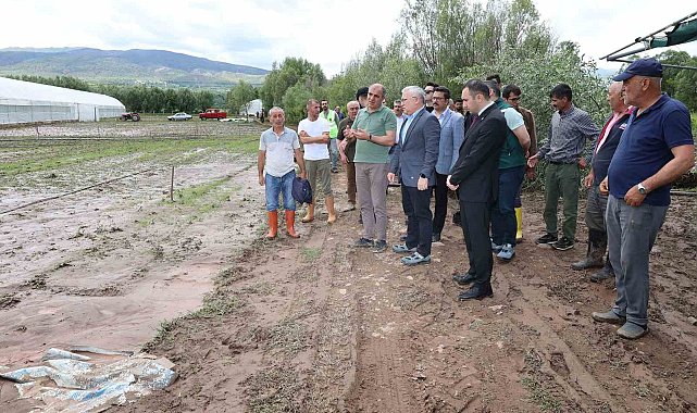 Yağışlardan Zarar Gören Çiftçilerin Mağduriyeti Giderilecek