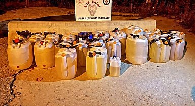 Yarım ton kaçak akaryakıt ele geçirildi