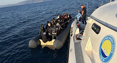 Yunan unsurlarınca ölüme terk edilen 99 kaçak göçmen kurtarıldı