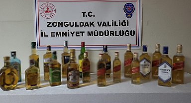 Zonguldak'ta sahte içki operasyonu