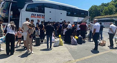 15 Temmuz Demokrasi Otogarı'nda bayram dönüşü hareketliliği başladı