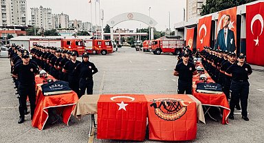 70 itfaiye eri memuru yemin etti