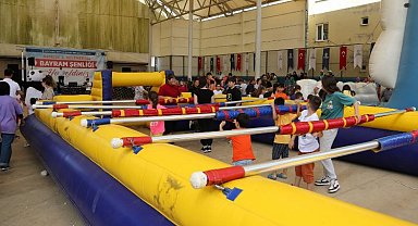 Akmeşe'de bayram coşkusu