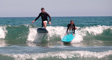 Babalı sörf turizminin merkezi oluyor