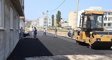 Balıkesir Bandırma'da yollar güzelleşiyor