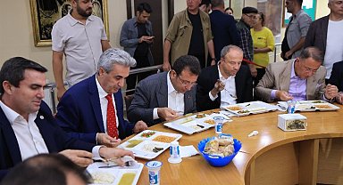 Başkan İmamoğlu, Firuzköy Cemevi'nde canlarla buluştu