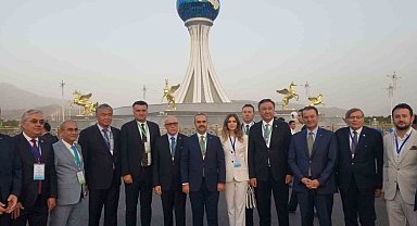 Başkan Işık, Türkmenistan Arkadağ'da açılış törenine katıldı