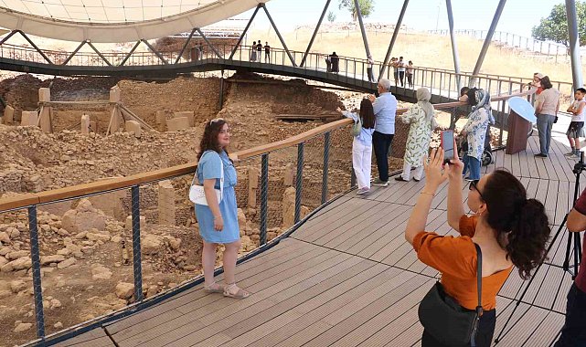 Bayramda Göbeklitepe'ye ziyaretçi akını