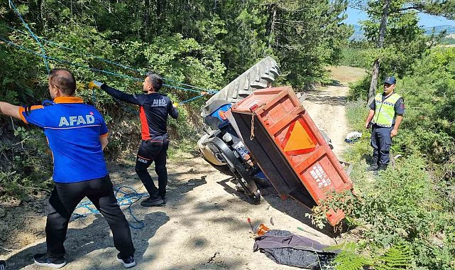 Bilecik'te traktör kazası: 1 ölü