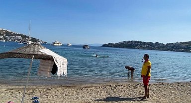Bodrum plajlarında güvenli sezon için çalışılıyor