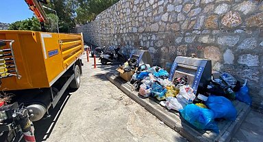 Bodrum'da 7 bin tona yakın atık toplandı