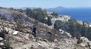 Bodrum'daki peşi sıra yangınlar destek ekipleriyle kontrol altında