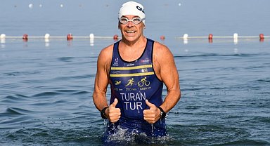 Bursa İznikli yüzücü Guinness'a hazırlanıyor