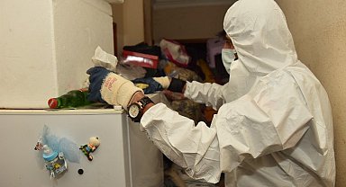 Bursa Yıldırım'da 'çöp ev' mesaisi