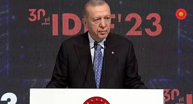 Cumhurbaşkanı Erdoğan: İDEF yine sektöre damgasını vurdu