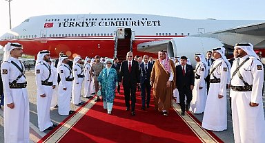 Cumhurbaşkanı Erdoğan Katar'da