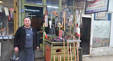 Dede mesleği bıçakçılığı 3 kuşaktır sürdürüyor