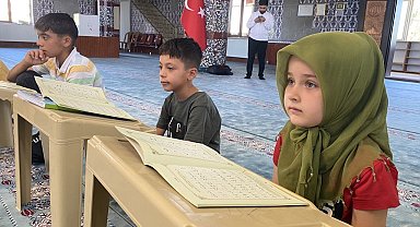 Deprem bölgesi Adıyaman'da, yaz Kur'an kursları başladı