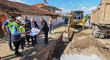 DESKİ'den Akalan'a yeni içme suyu hattı